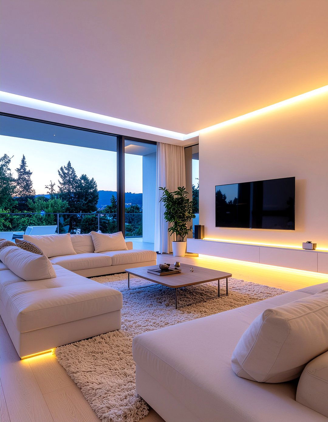Smart Home Lighting - 30 family friendly living room ideas