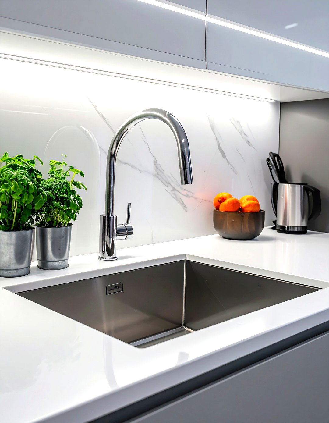 Smart Kitchen Sink - 30 stainless steel sink kitchen ideas