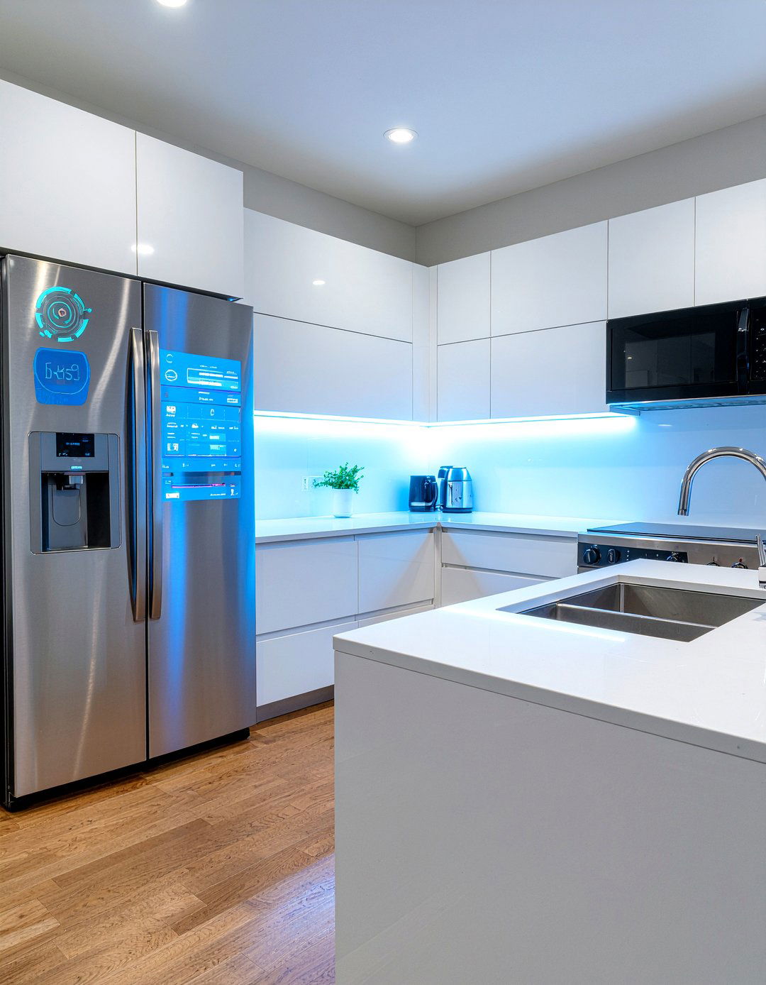 Smart Kitchen Technology Integration - 30 kitchen planning ideas