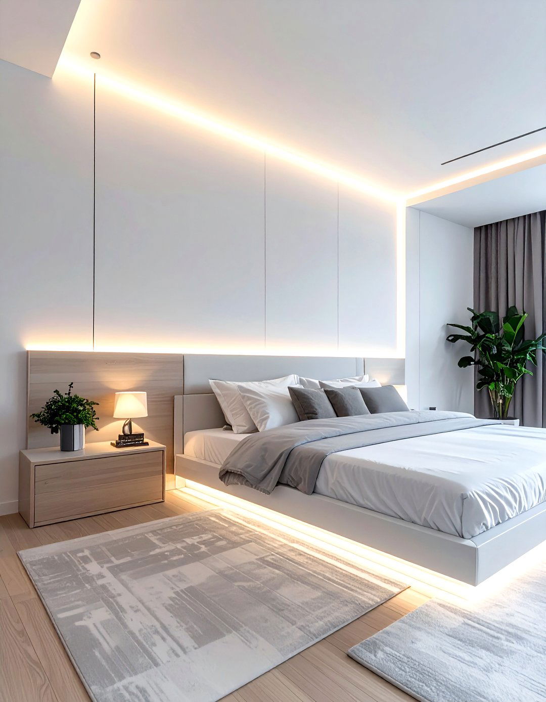 Smart LED Dimmable Sconce - 30 bedroom sconce ideas