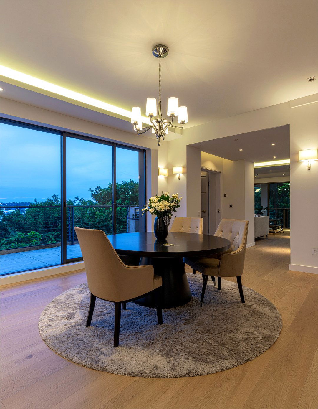 Smart Lighting - 30 mansion dining room ideas