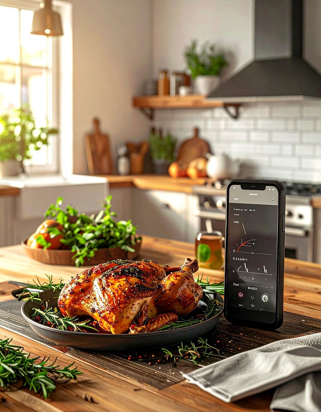 Smart Meat Thermometer - 30 kitchen automation ideas