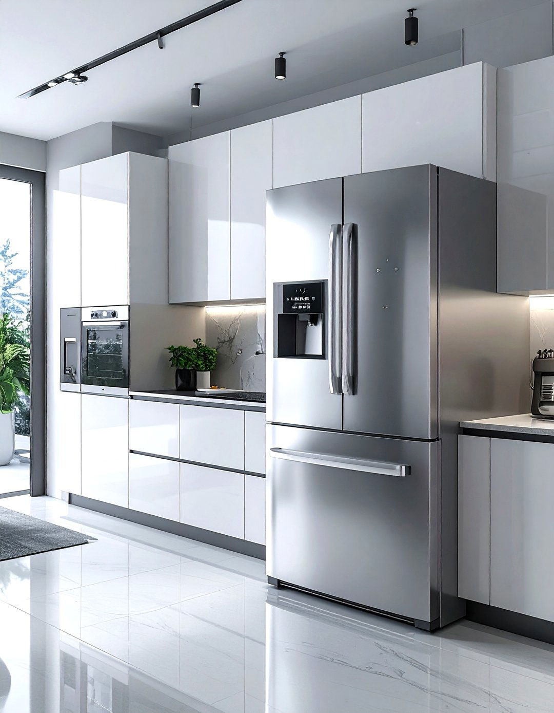 Smart Refrigerator With Screen - 30 kitchen refrigerator ideas