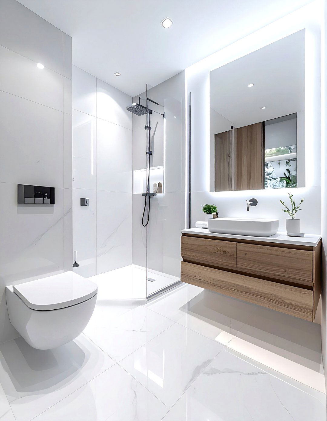 Smart Technology Bathroom - 30 model home bathroom ideas