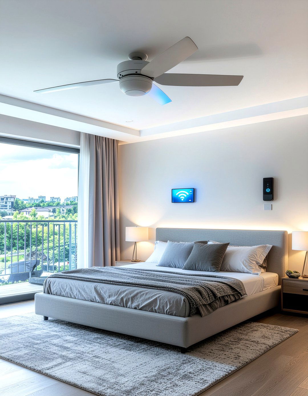 Smart ceiling fan - 30 bedroom ceiling fans