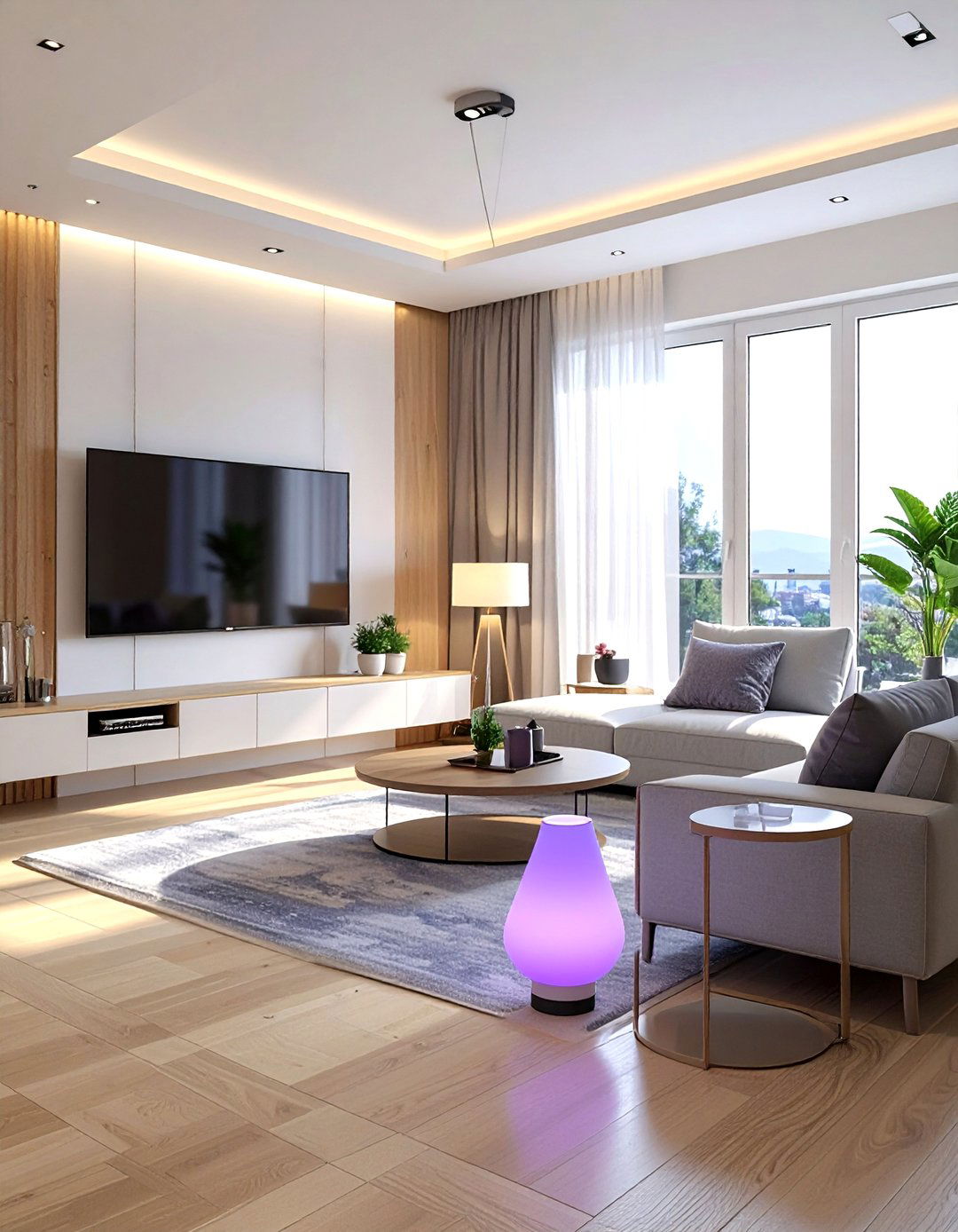 Smart color bulb - 30 lighting decor ideas