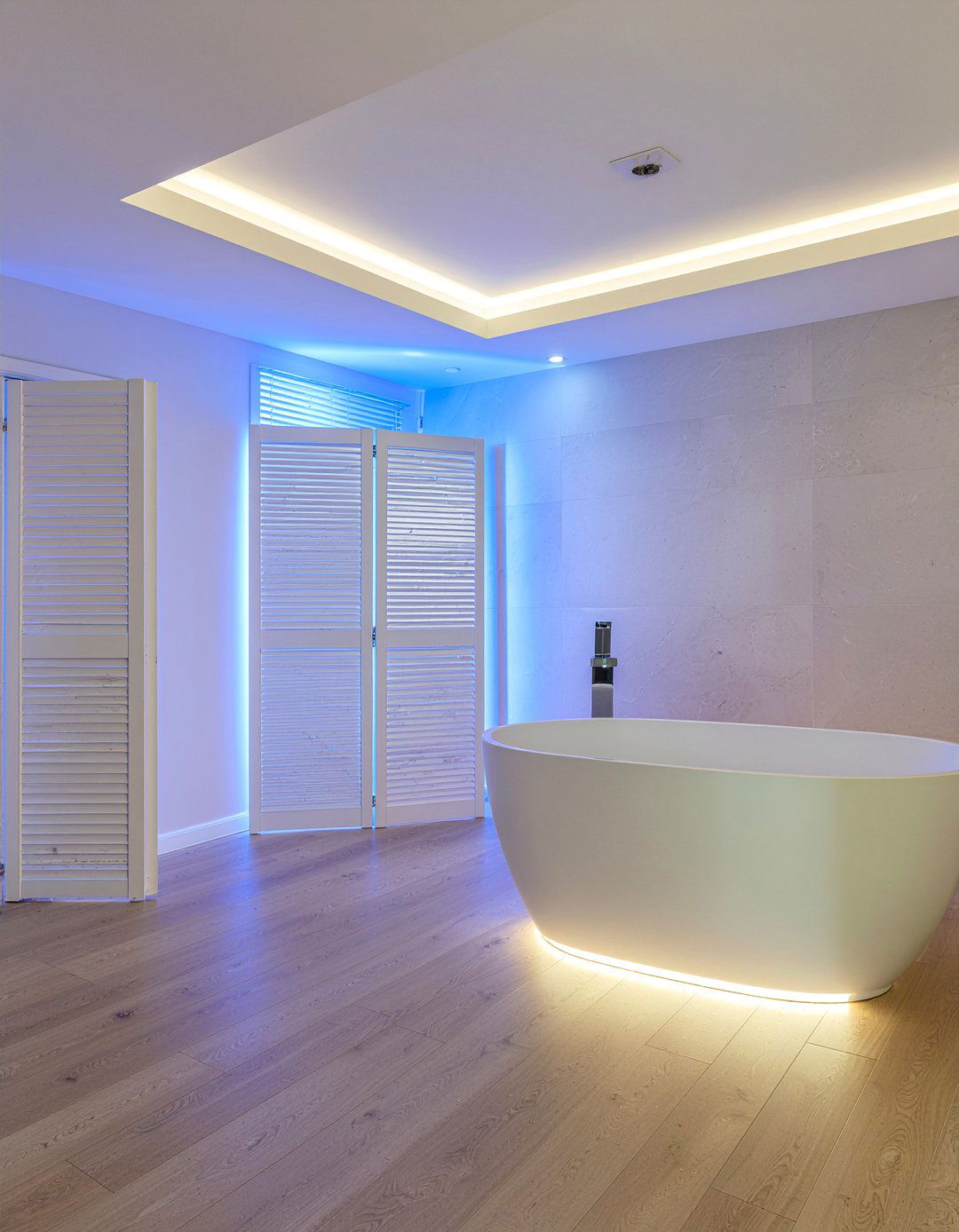 Smart color light - 30 LED bathroom lighting ideas