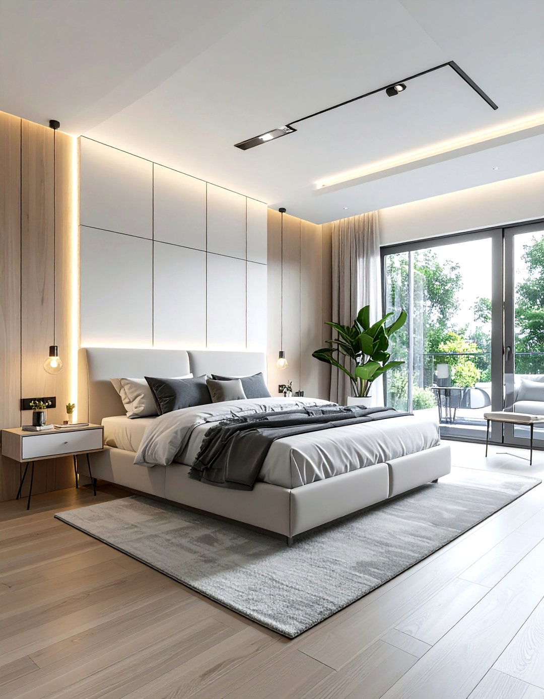 Smart lighting bedroom - 30 masculine bedroom ideas