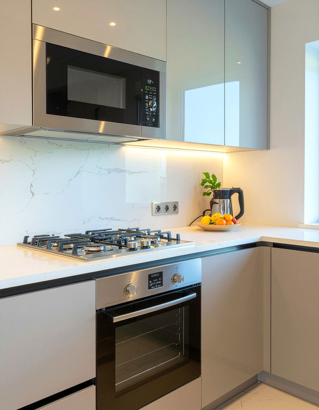 Smart microwave over stove - 30 over-the-range microwave kitchen ideas