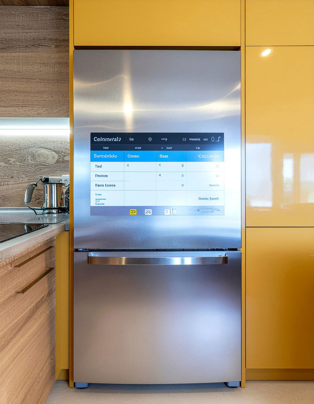 Smart refrigerator - 30 healthy kitchen ideas