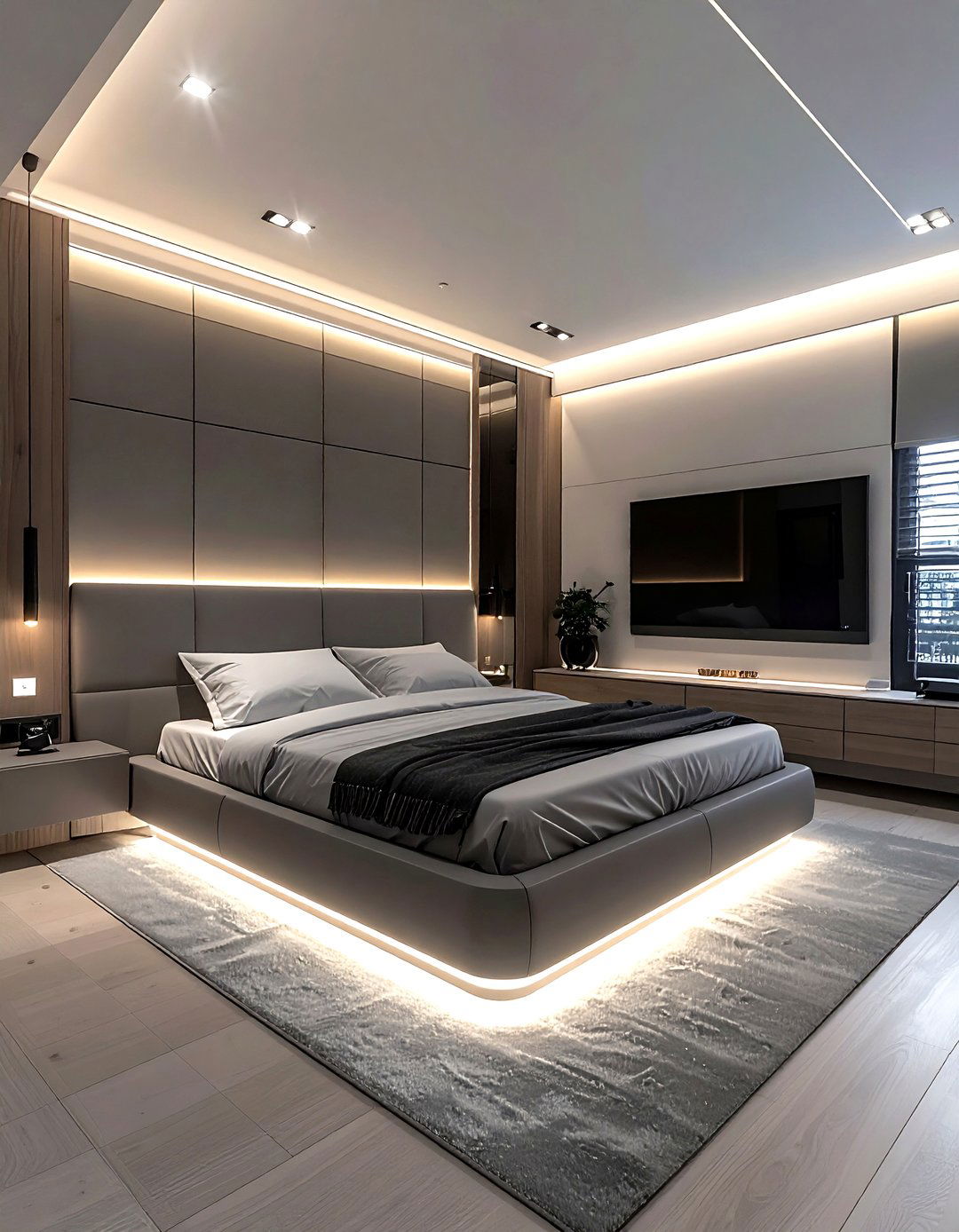 Smart tech bedroom - 30 young adult bedroom ideas