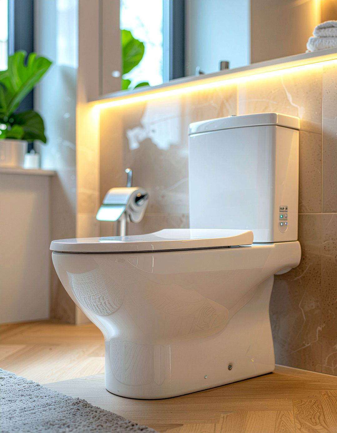Smart toilet features - 30 new home bathroom ideas