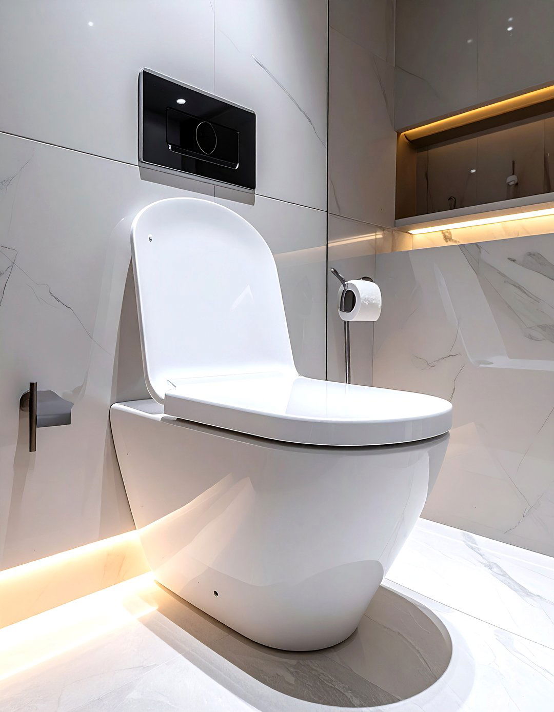 Smart toilet features - 30 parade of homes bathroom ideas