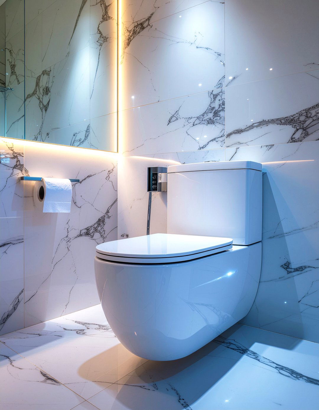 Smart toilet technology - 30 hotel bathroom ideas