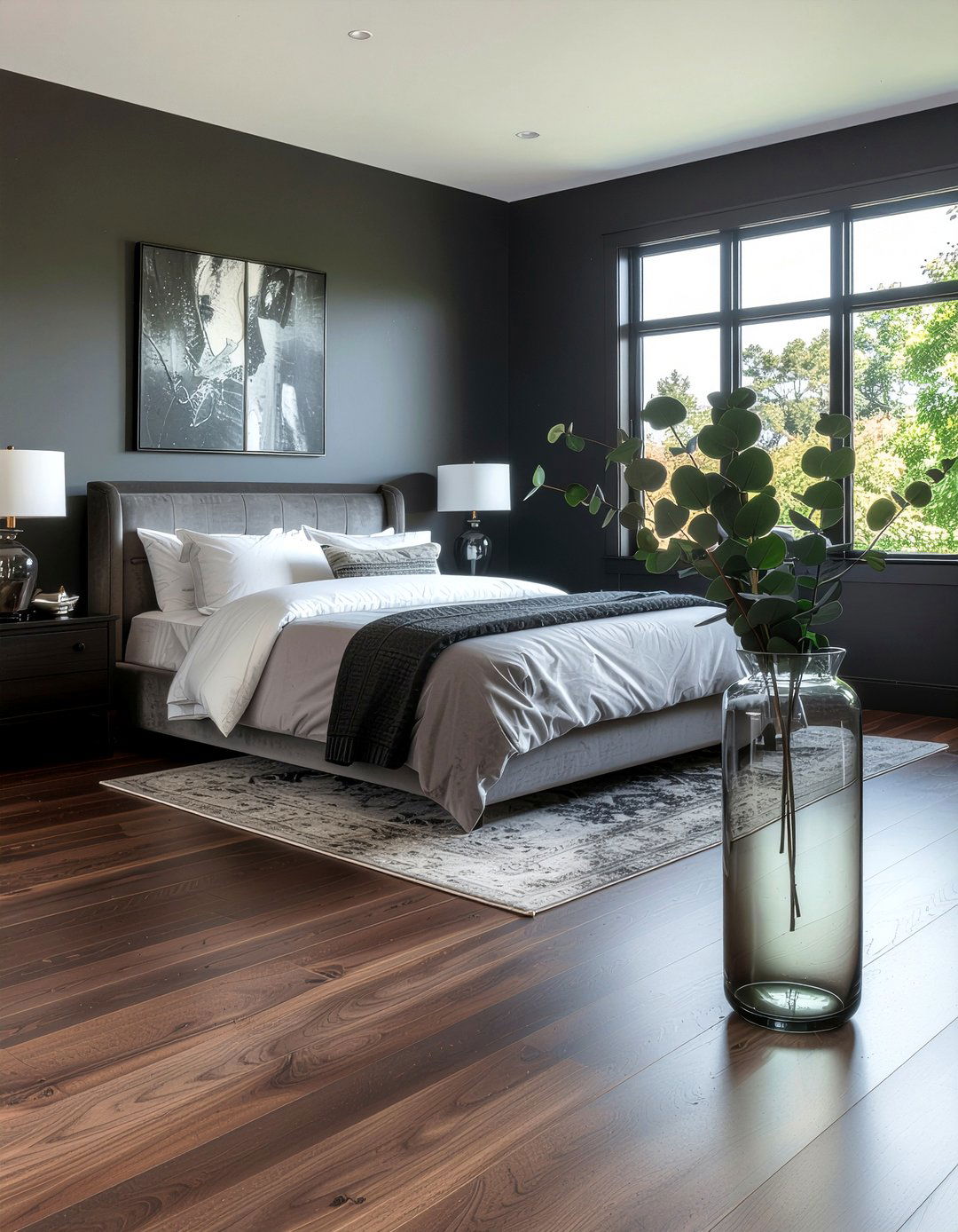 Smoked Glass Floor Vase - 30 floor vase ideas