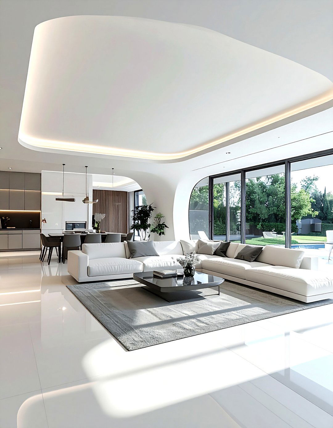 Smooth Finish Groin Vault - 30 living room groin vault ideas