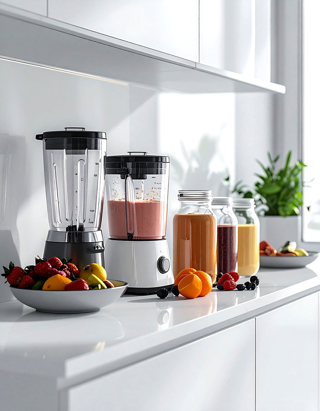 Smoothie station cabinet - 30 beverage station kitchen ideas