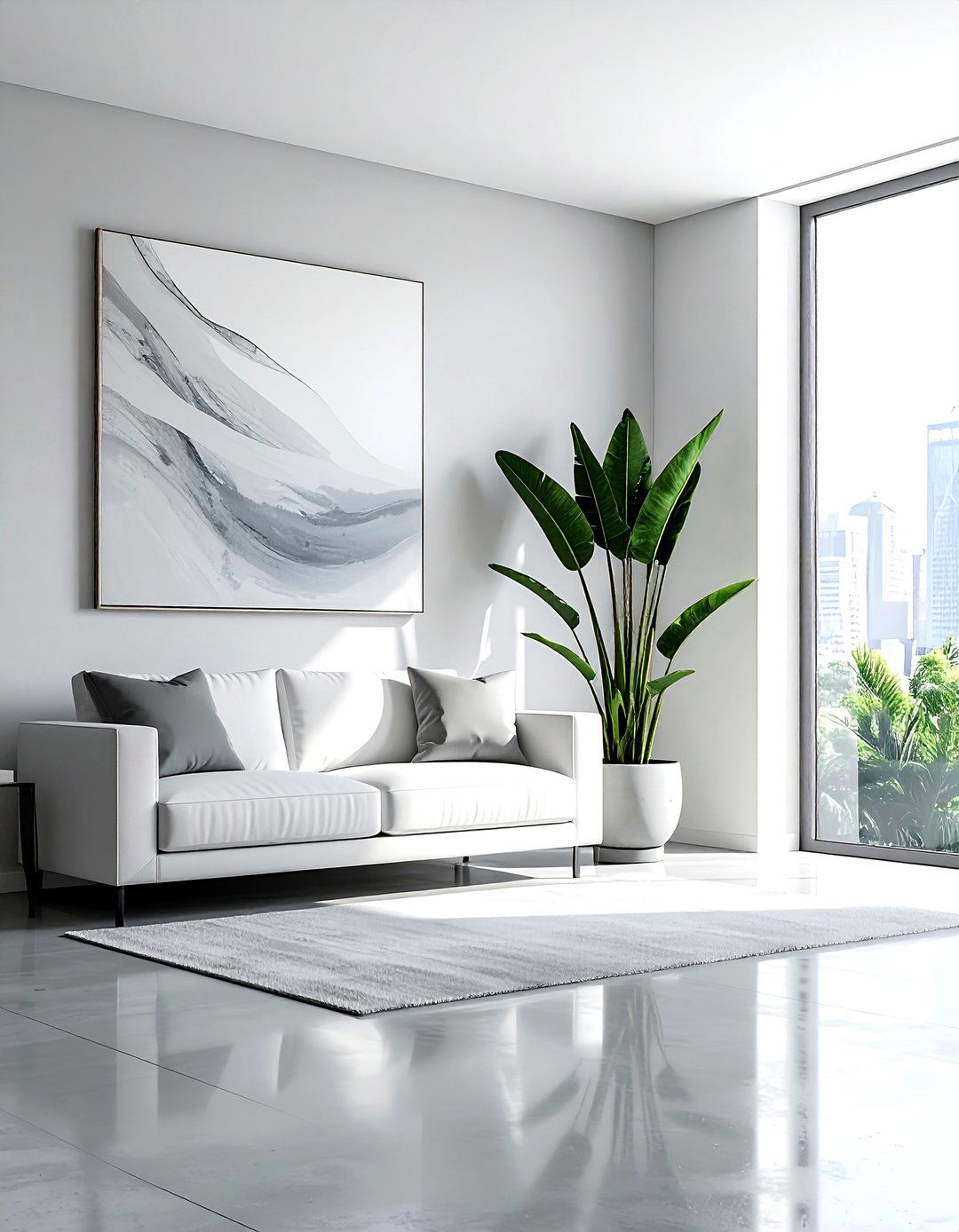 Snake Plant Minimalist Living Room - 30 living room snake plant ideas
