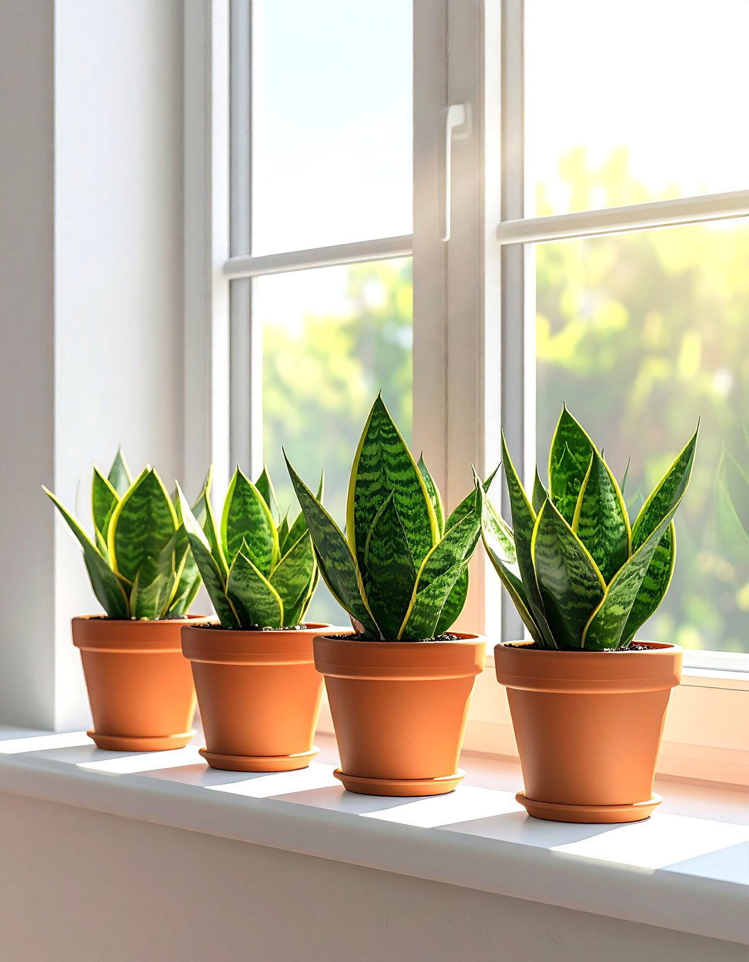 Snake Plant Window Sill - 30 living room snake plant ideas