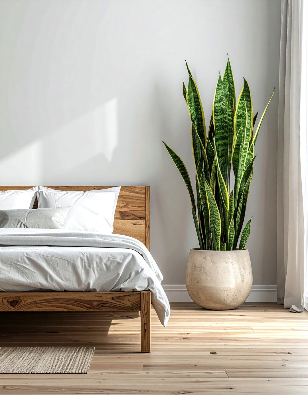 Snake plant in bedroom - 30 snake plant ideas