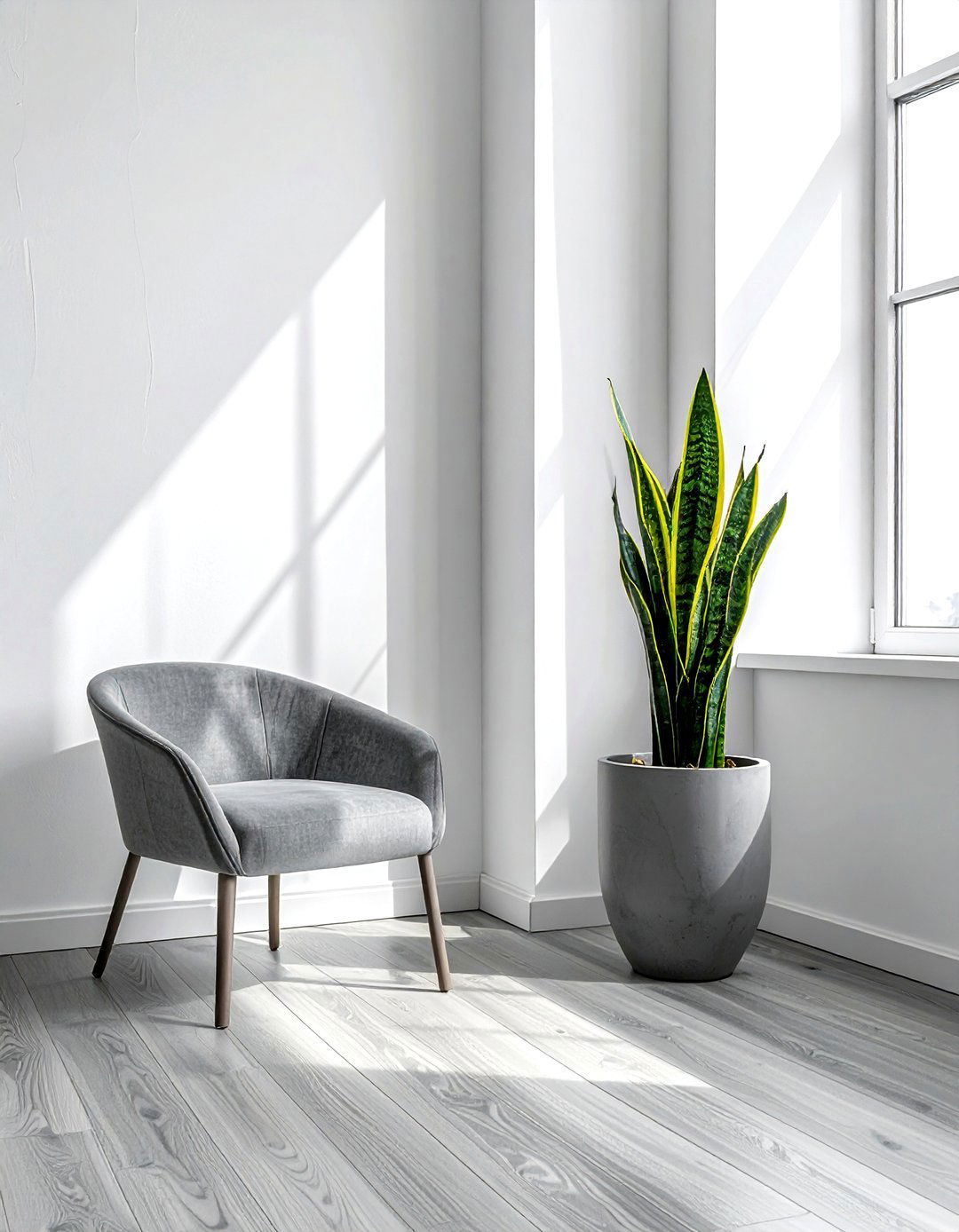 Snake plant in minimalist interior - 30 snake plant ideas