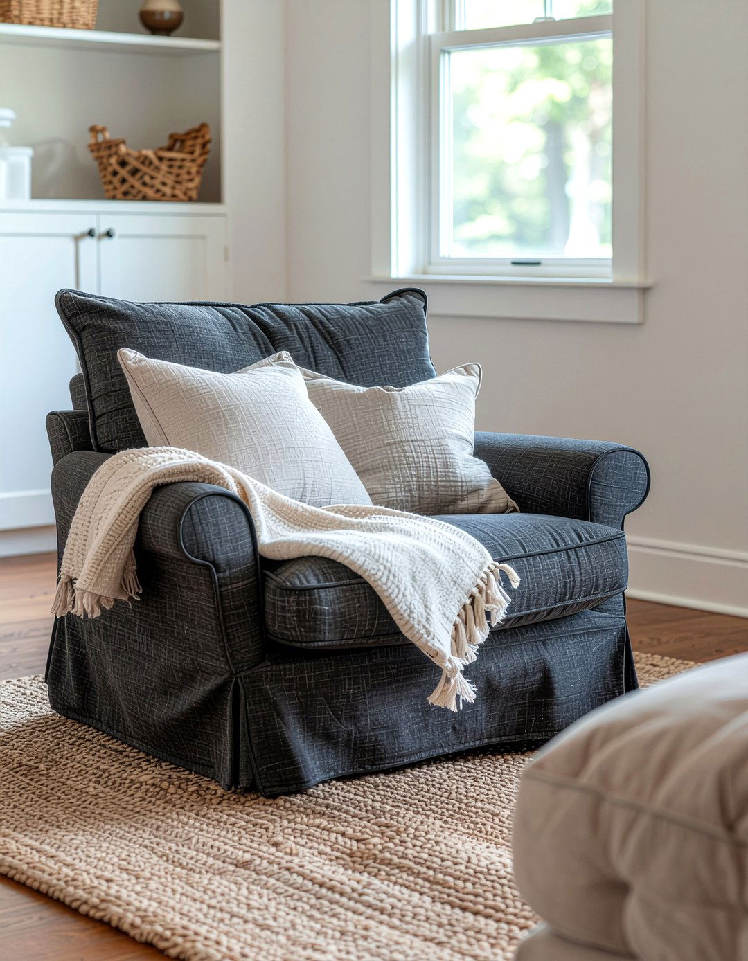 Snuggle chair - 30 living room accent chair ideas