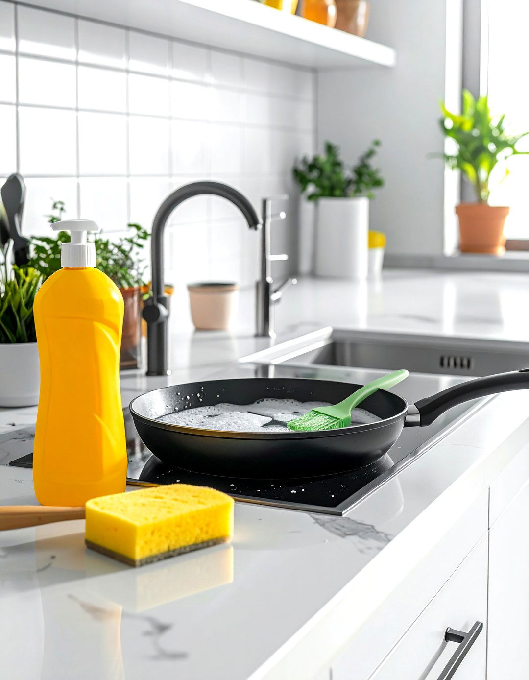 Soaking Pan Technique - 30 water-saving kitchen ideas