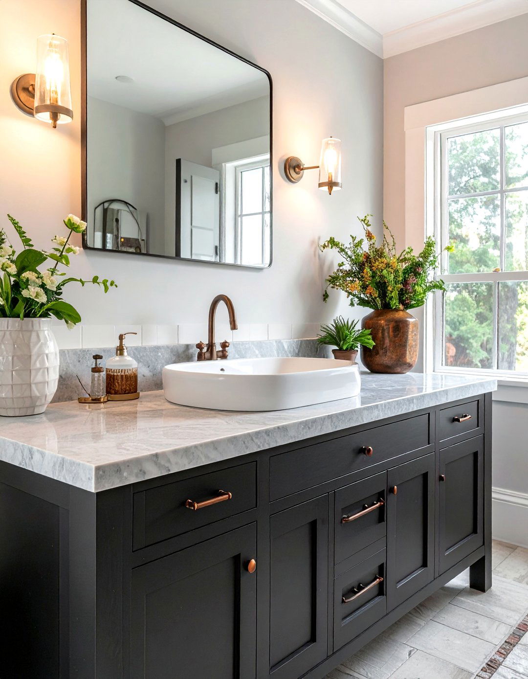 Soapstone Countertop - 30 bathroom vanity countertop ideas