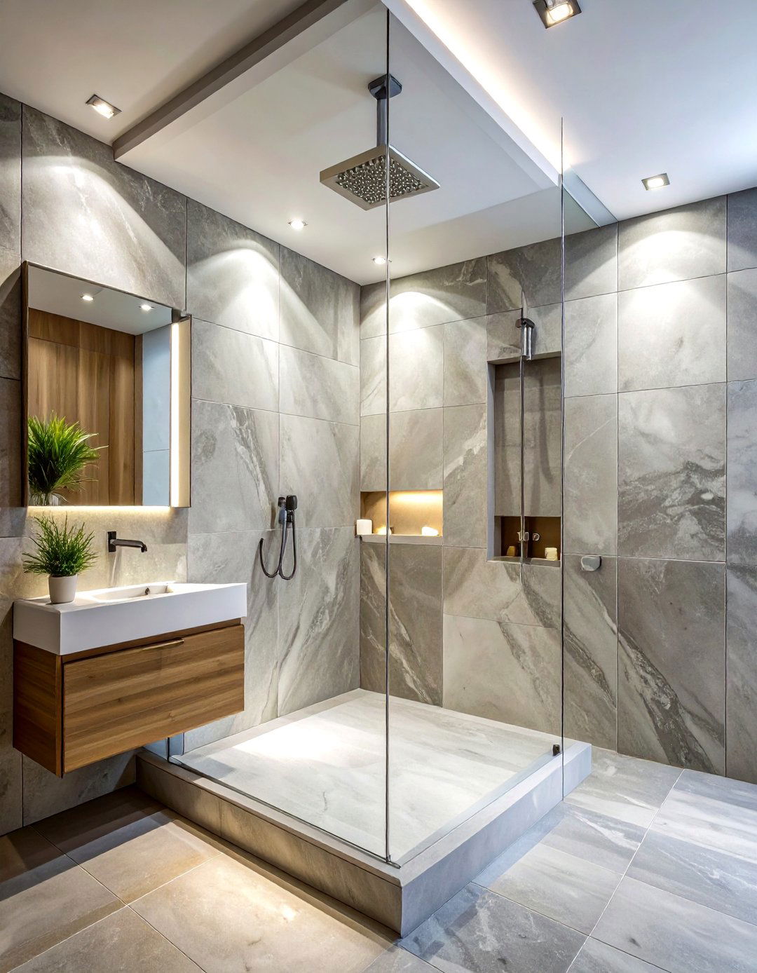 Soapstone slab shower - 30 soapstone bathroom ideas