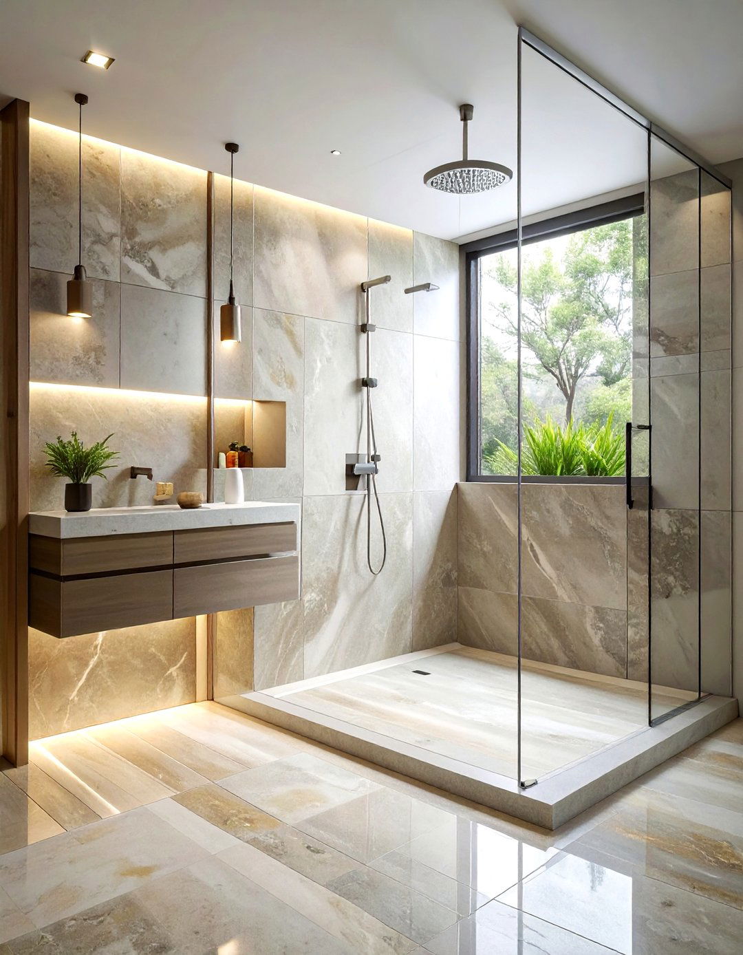 Soapstone walk in shower - 30 soapstone bathroom ideas