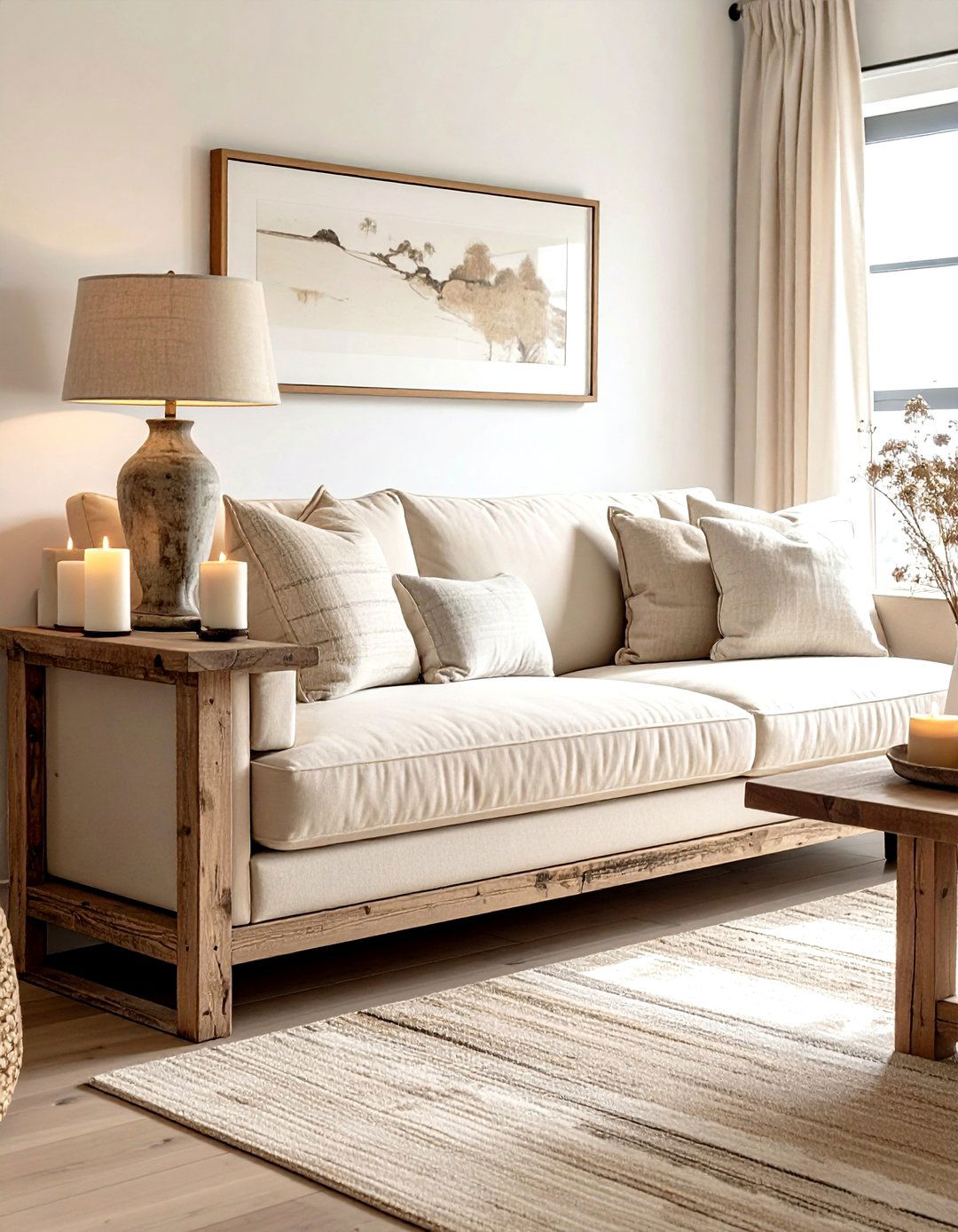 Sofa back table - 30 living room storage hacks