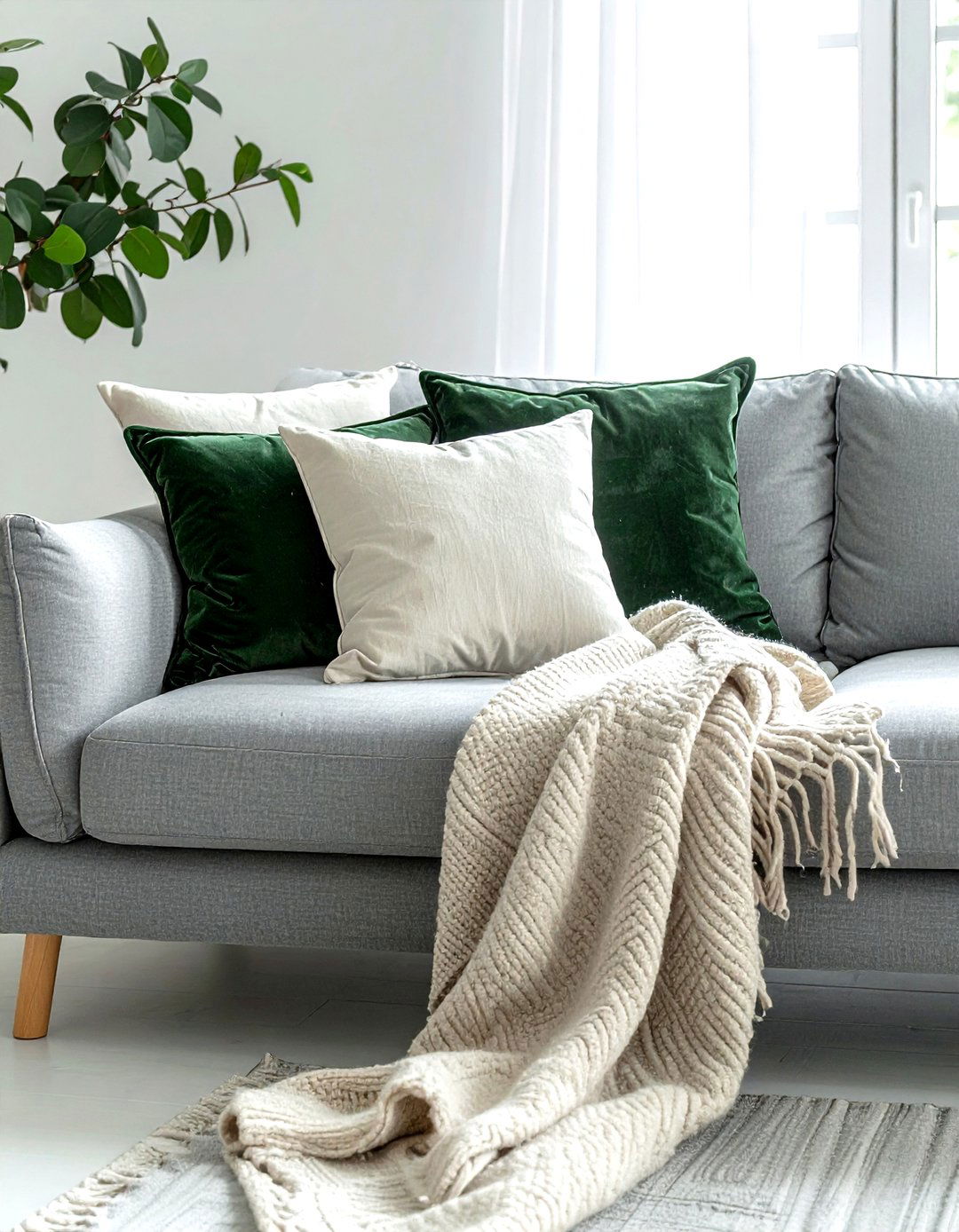 Sofa throw pillow - 30 decor finishing touch ideas