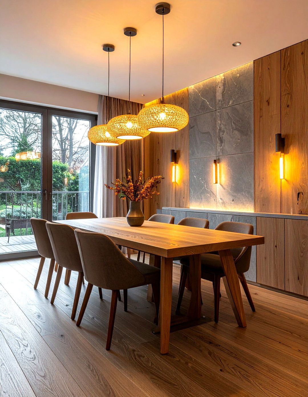 Soft Ambient Lighting - 30 Swiss dining room ideas