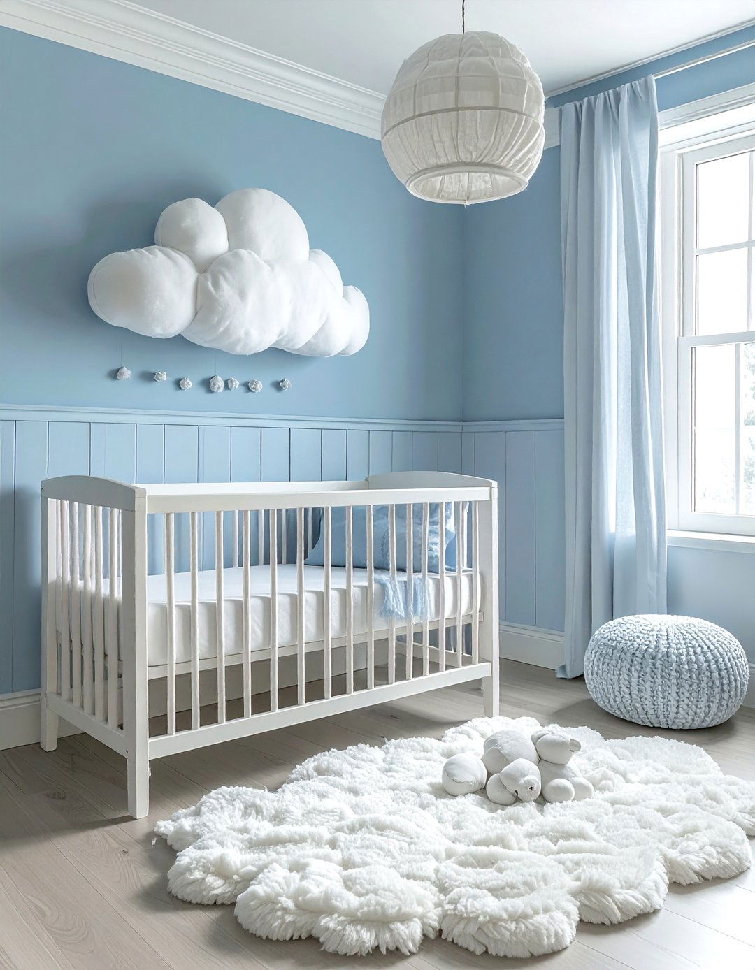 Soft Blue Nursery - 30 newborn bedroom ideas