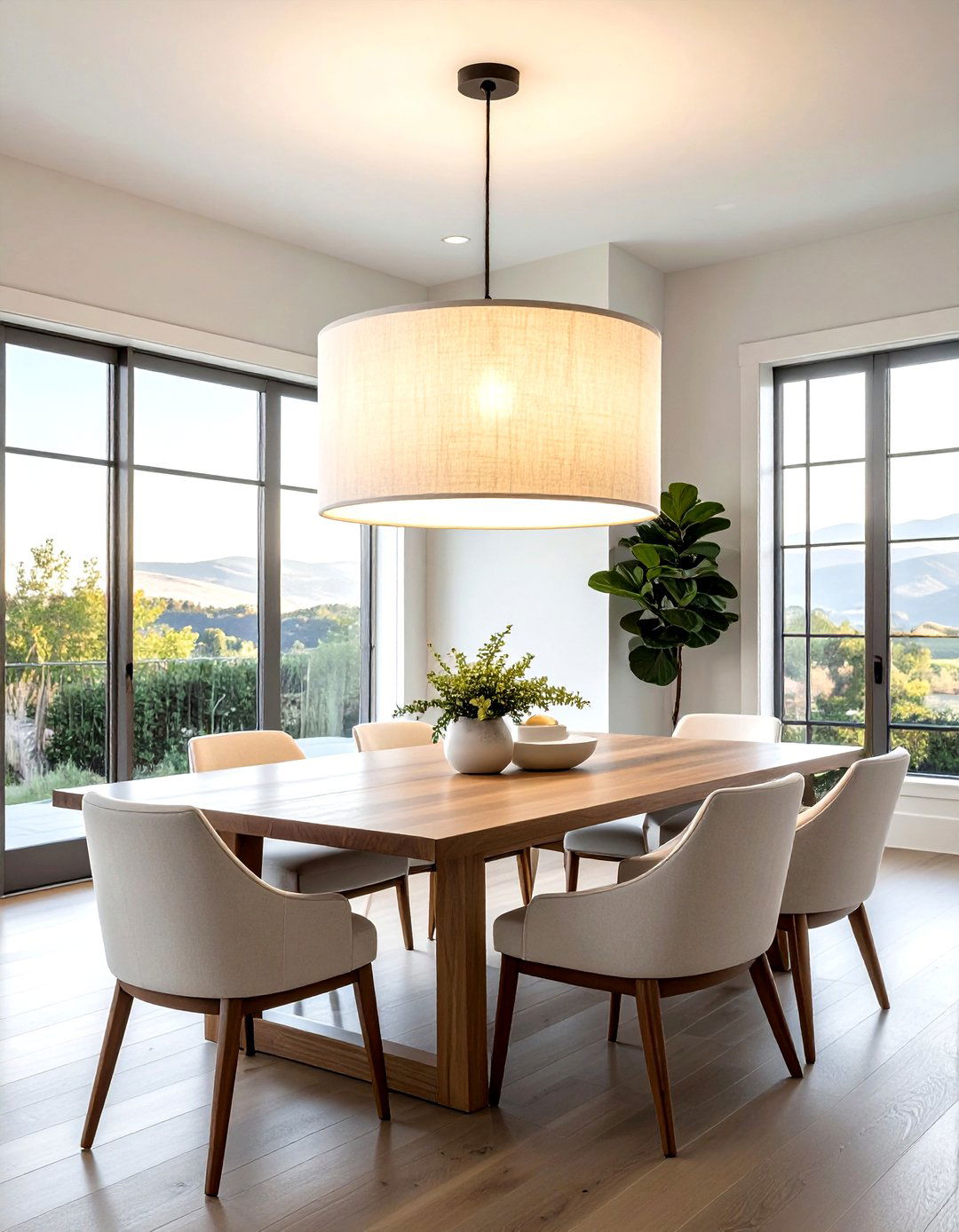 Soft Glow Pendant Light - 30 dining room soft settings