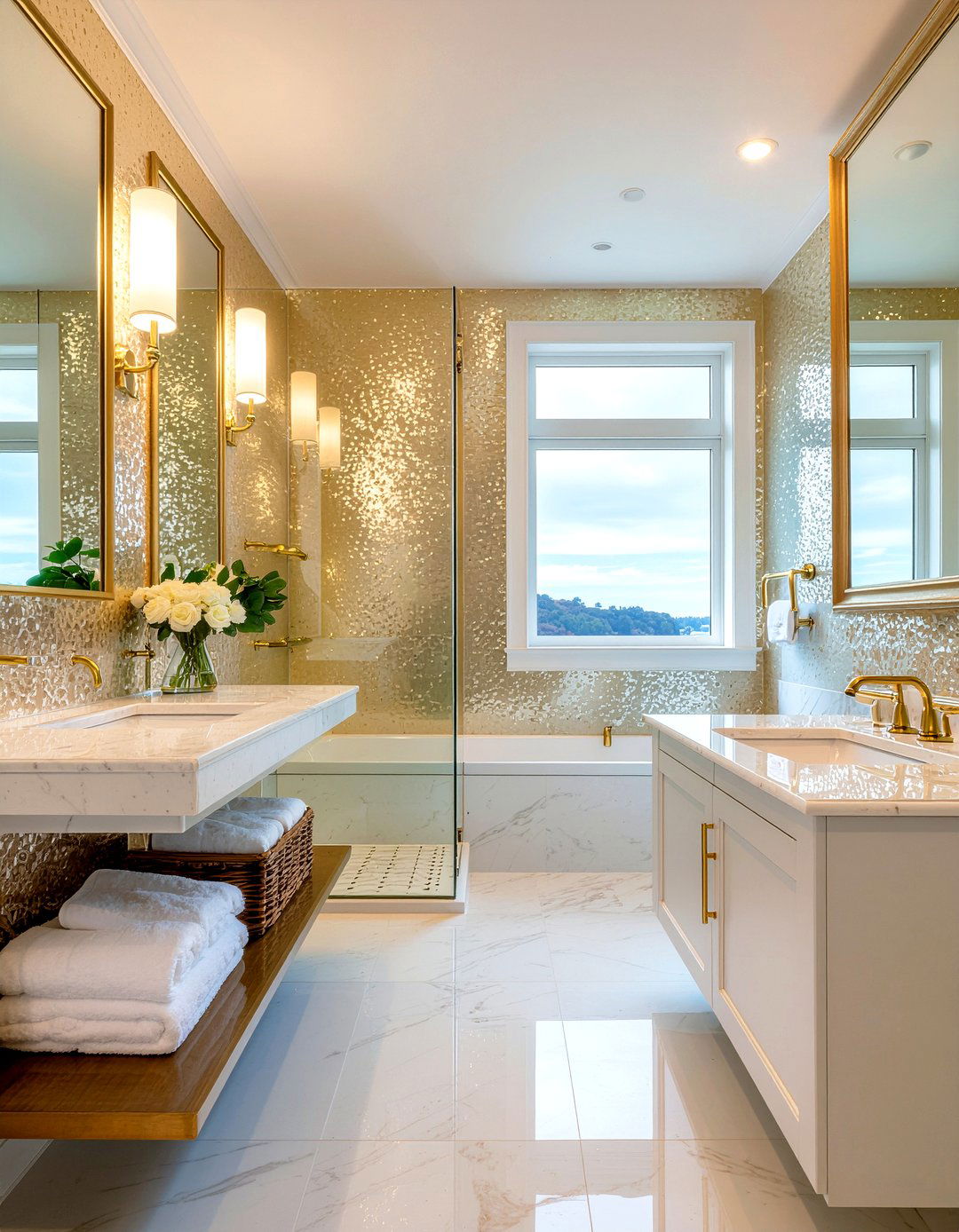 Soft Gold Bathroom - 30 bathroom color ideas