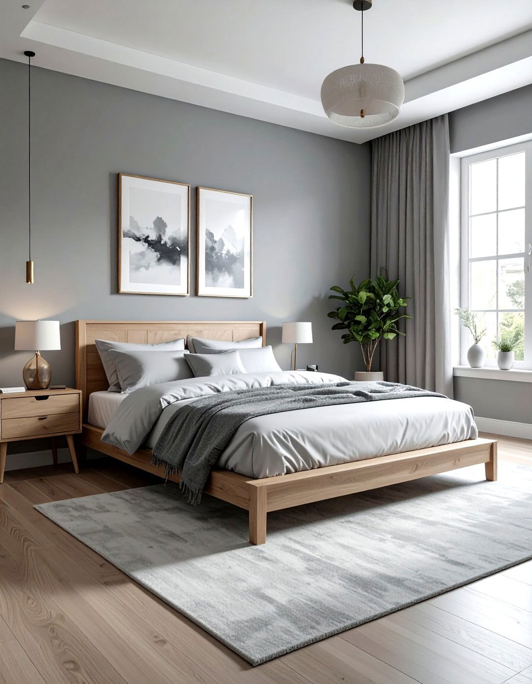 Soft Gray Bedroom - 30 minimalist gray bedroom ideas