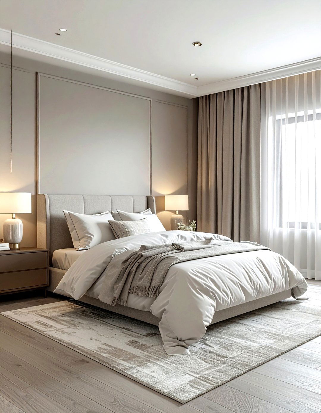 Soft Gray Bedroom - 30 modern gray bedroom ideas