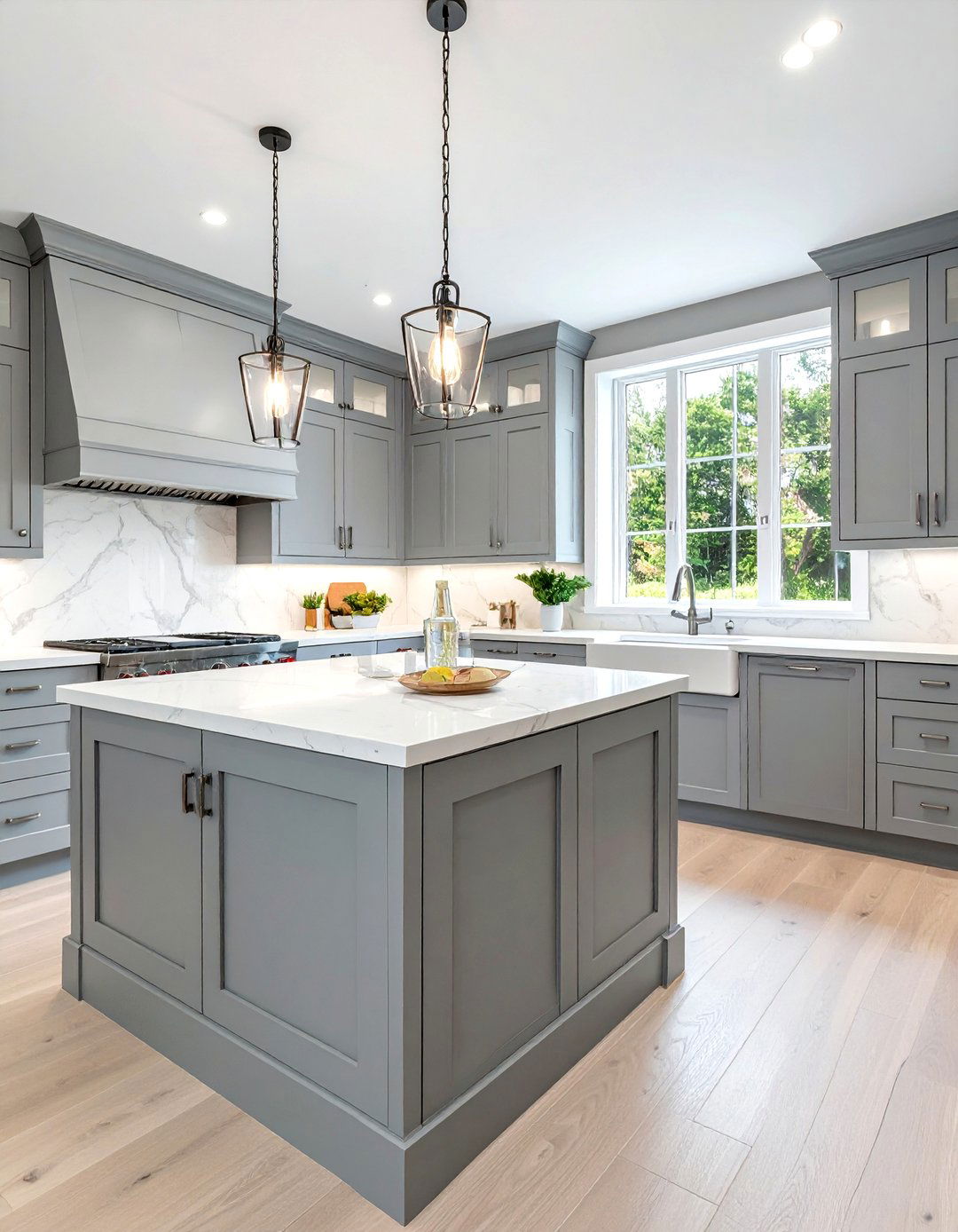 Soft Gray Kitchen Cabinets - 30 traditional kitchen ideas