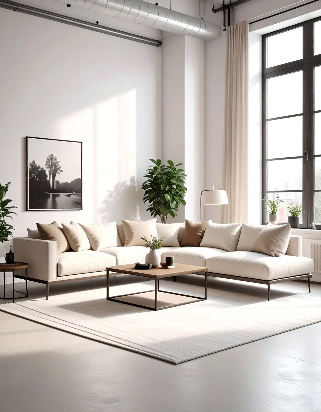 Soft Industrial Cream Aesthetic - 30 industrial cream bedroom ideas