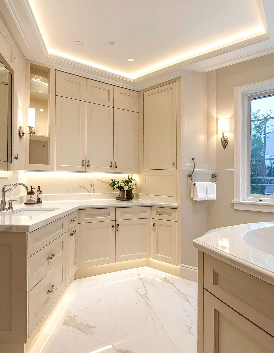 Soft Ivory Bathroom - 30 neutral bathroom ideas