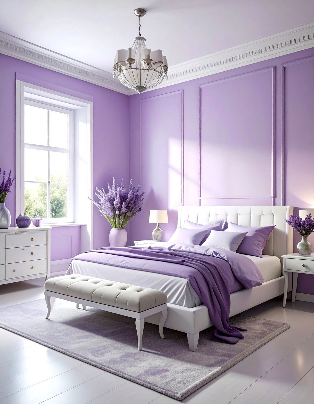 Soft Lavender Bedroom - 30 bedroom soft settings