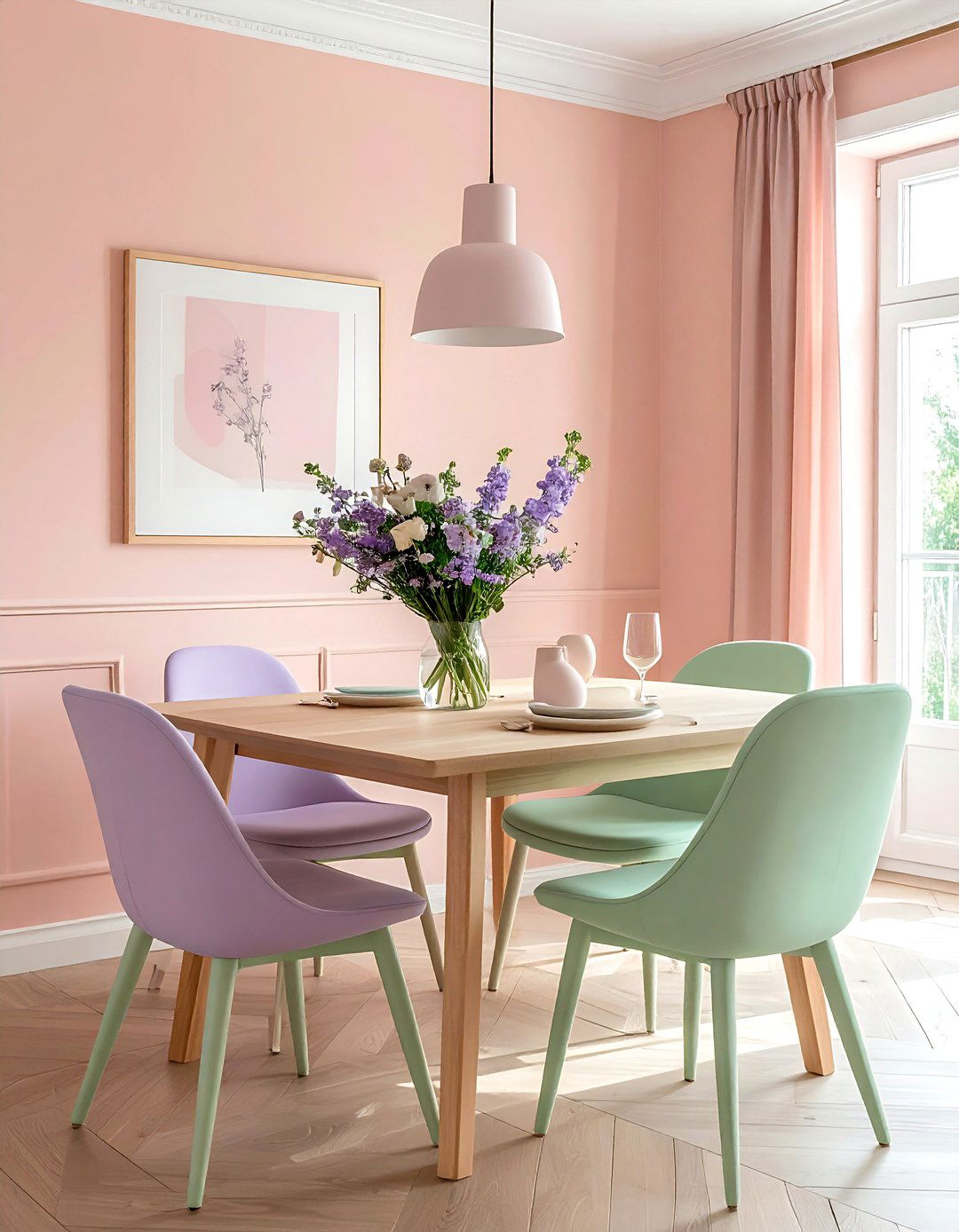 Soft Pastel Swedish Dining Room - 30 Swedish dining room ideas