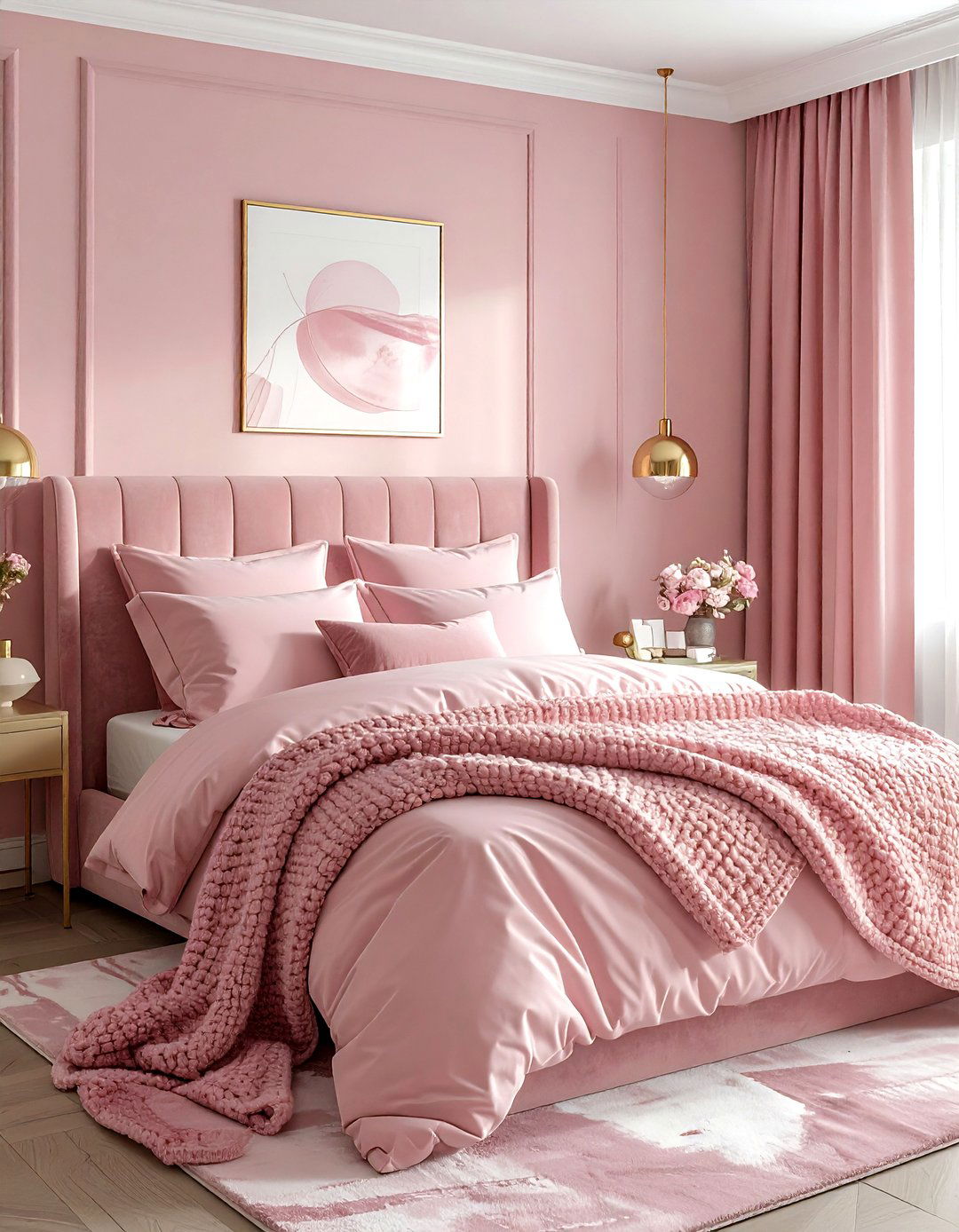 Soft Pink Bedroom - 30 romantic decor ideas