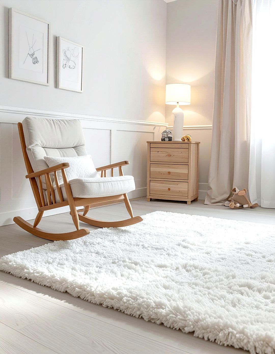 Soft Shag Rug Nursery Floor - 30 shag rug ideas