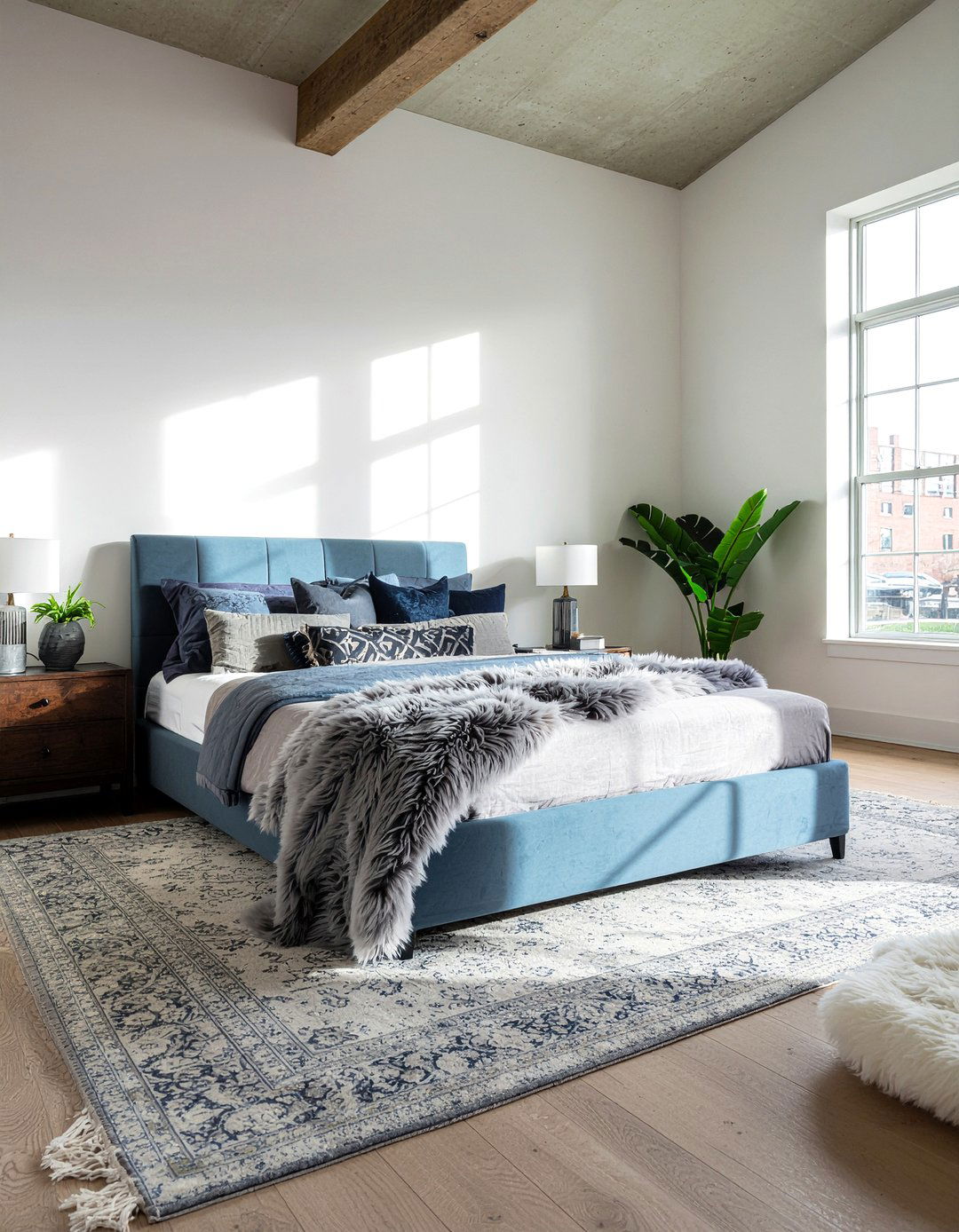 Soft Texture Bedroom - 30 loft style bedroom ideas