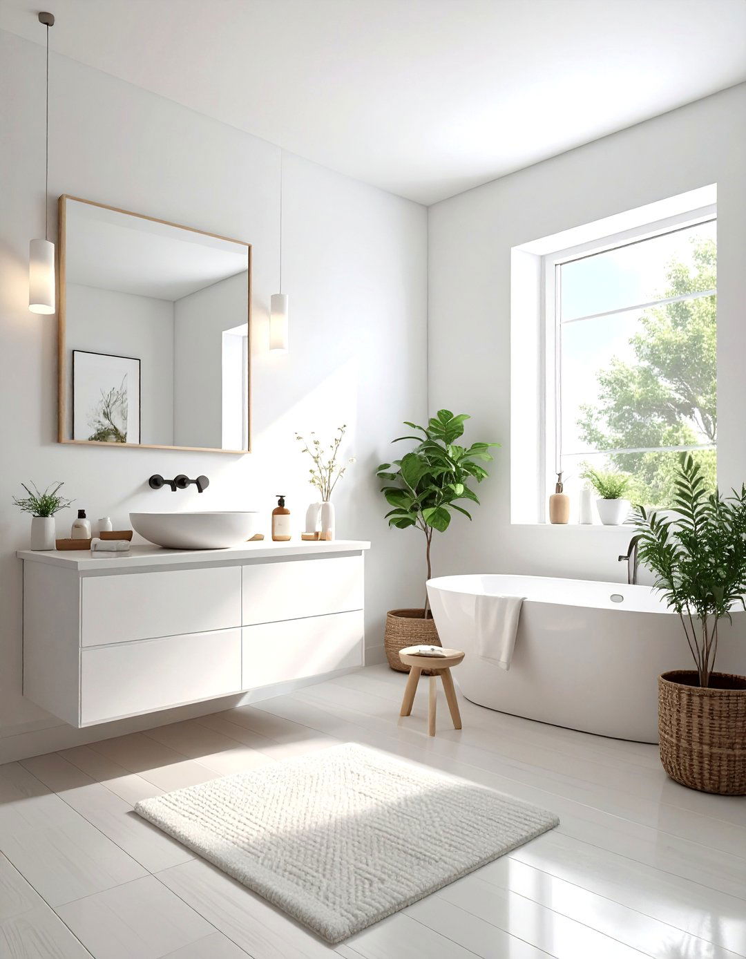 Soft White Paint - 30 bathroom soft settings