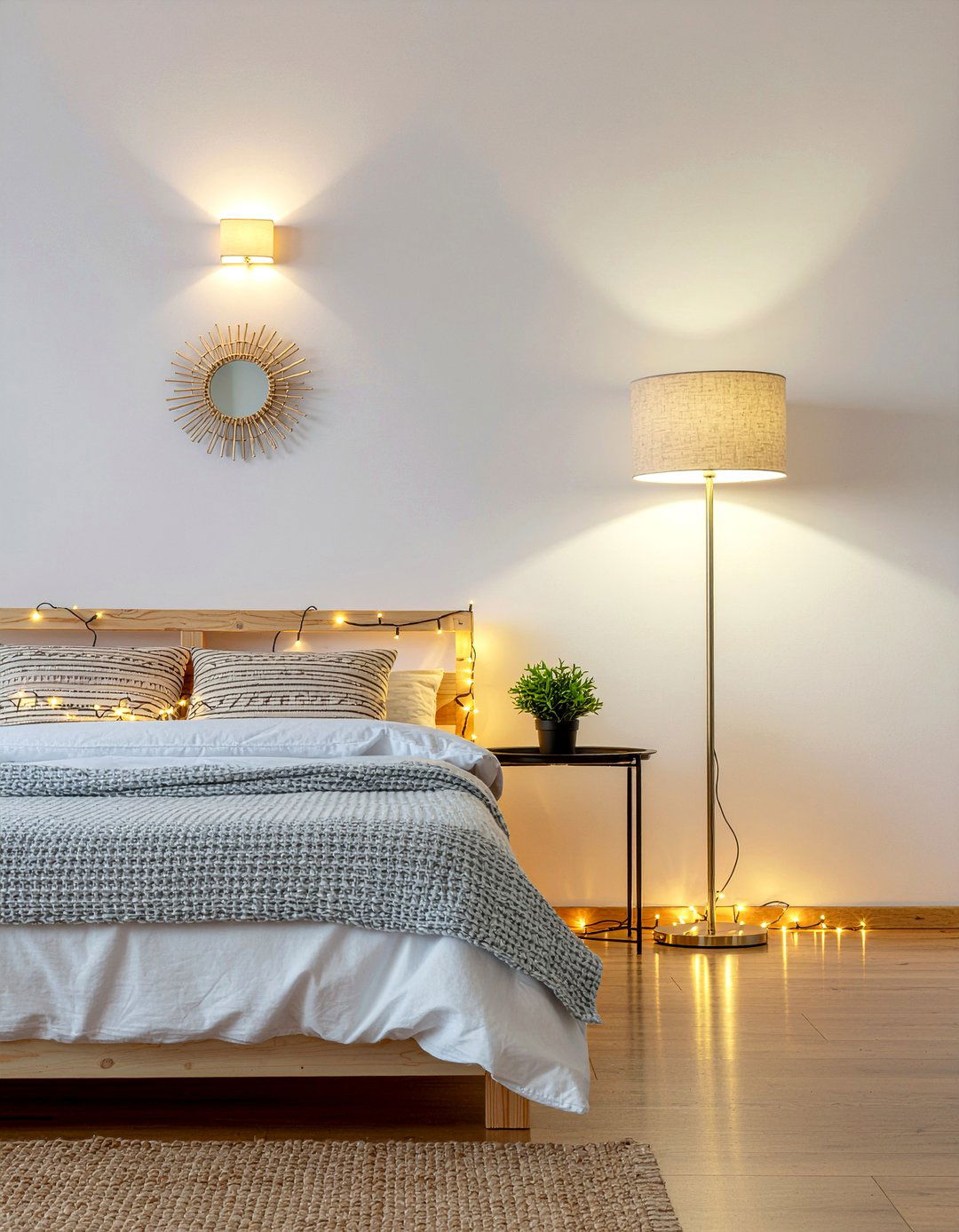 Soft ambient lighting - 30 wellness bedroom ideas