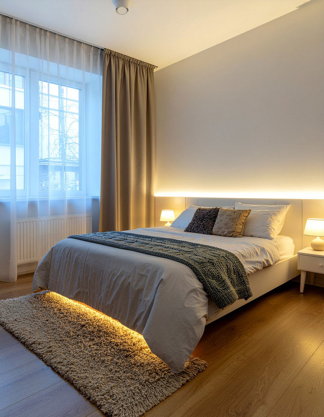 Soft ambient lighting - 30 Norwegian bedroom ideas