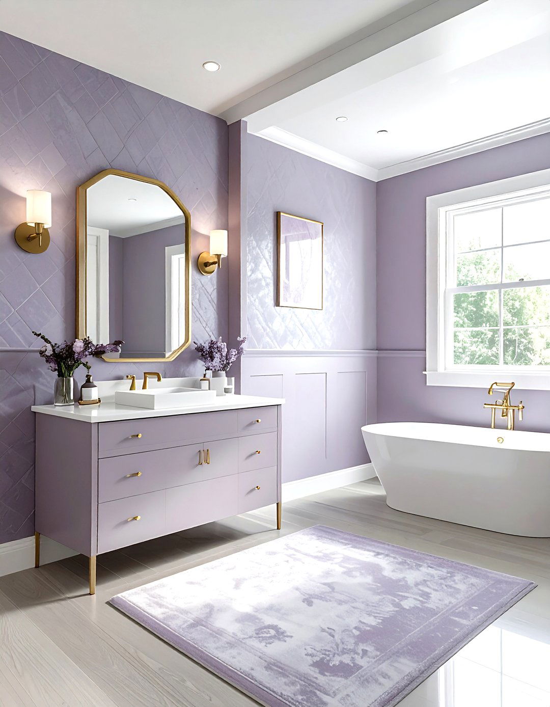 Soft clay powder room - 30 warm paint color ideas